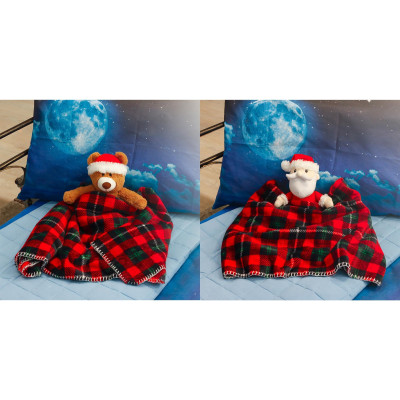 Deka Lapland 75x90 dárkové balení s plyšovým medvídkem