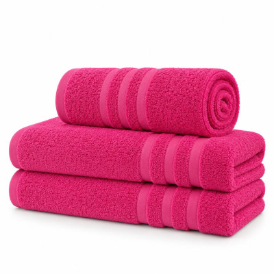 Bavlněná froté osuška 70x140 Classic - Purpurová