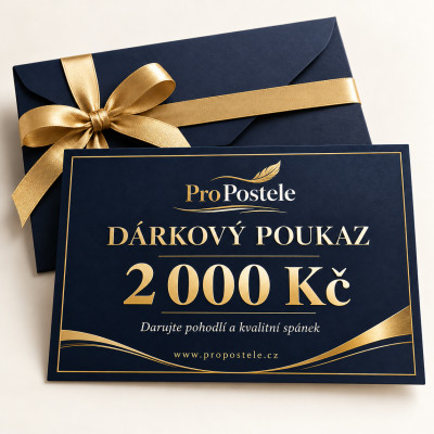 Dárkový poukaz v hodnotě 2000 Kč