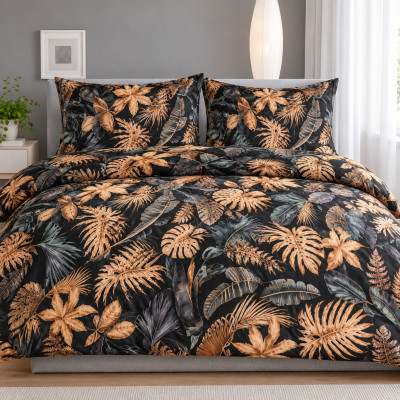 Bavlněné povlečení - Monstera